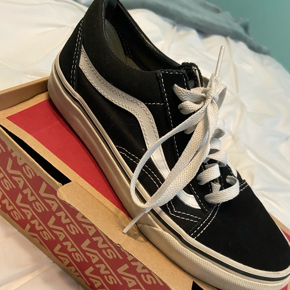 Old school black & white vans